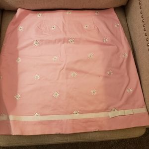 Lilly Pulitzer Pink skirt with Daisy's